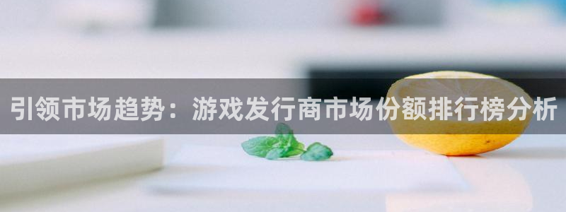 亿万28电子科技怎么样：引领市场趋势：游戏发行商市场份额排行榜分析