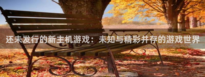 亿万28官网登录注册账号失败：还未发行的新主机游戏：未知与精彩并存的游戏世界